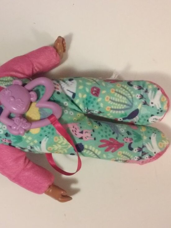 Baby Alive Doll African American Soft With Toy 11 1/2" Tall No Tag But Writing O - Picture 4 of 6